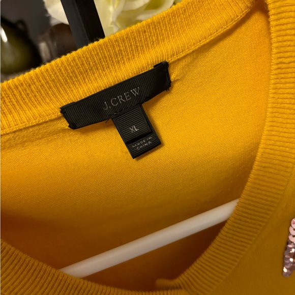 J Crew Sunburst sequin embellished cardigan-XL - Picture 3 of 5